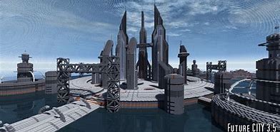 Image result for Minecraft Easy Future City
