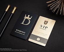 Image result for Small VIP Member Card Gold and Black