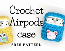 Image result for Crochet AirPod Case Free Pattern