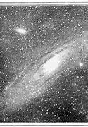Image result for Andromeda Galaxy Black and White