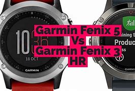 Image result for Garmin Fenix 5 vs 3Hr