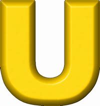 Image result for U Yellow-Green Logo Letters
