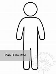 Image result for Man Standing Coloring Page