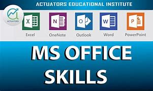 Image result for Microsoft Office Skills