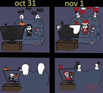 Image result for Oct 31 vs Nov. 1 Meme