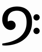Image result for Bass Clef Symbol