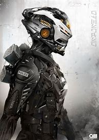 Image result for Cyborg Police