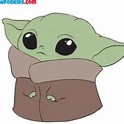 Image result for Grogu Baby Yoda Painting Easy