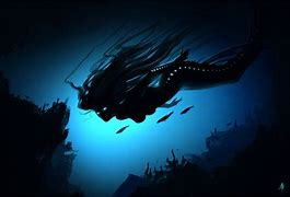 Image result for Horrible Deep Sea Mermaid