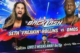 Image result for Omos Next to Seth Rollins