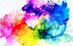 Image result for Rainbow Watercolor Splashes