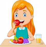 Image result for Eating Apple Kid Clip Art