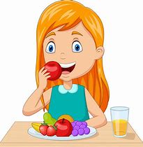 Image result for Cartoon Person Eating Apple