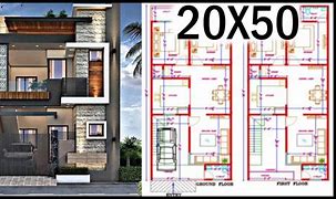 Image result for 20X50 House Floor Plan