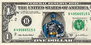 Image result for Batman 50 Dollar Bill