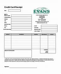 Image result for Credit Card Receipt Payment ID