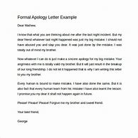 Image result for Apology Template