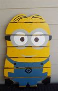 Image result for Minion with Wood Sign