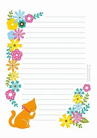 Image result for Cute Notebook Paper Printable