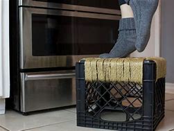 Image result for Milk Crate Stool DIY