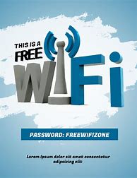 Image result for Affiche Wi-Fi Zone