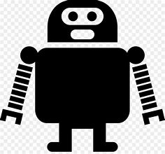 Image result for Black Robot Clip Art