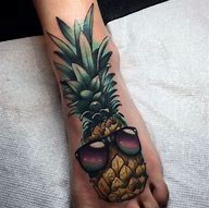 Image result for Pineapple Tiki Head Tattoo