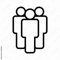 Image result for Group of People in Lines Icon