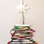 Image result for Stacked Books Christmas Tree