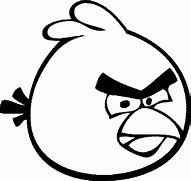 Image result for Coloring Pages Cartoon Angry Bird