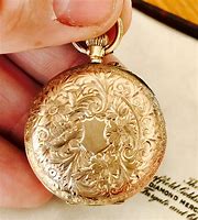 Image result for Antique Gold Plated Pocket Watch