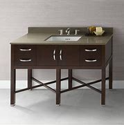 Image result for Cherry Bathroom Vanity with Black Top