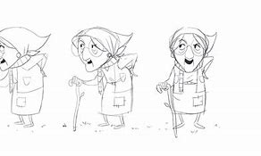 Image result for Old Lady Character Design