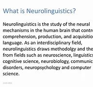 Image result for Neurolinguistics