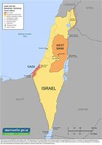 Image result for Map of Israel and Palestine