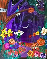 Image result for Trippy Alice and Wonderland Caterpillar Background