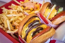 Image result for In N Out Cheeseburger and Fries