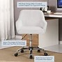 Image result for Small White Desk Chair