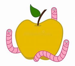 Image result for Maggot Apple Cartoon