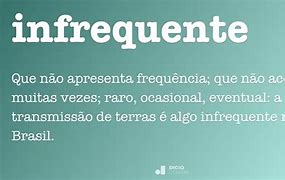 Image result for infrecuente