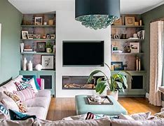 Image result for Living Room Night with TV Greenscreen