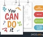 Image result for You Can Do It Cat Poster
