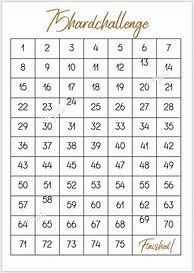 Image result for 35 Day Challenge Blank Chart