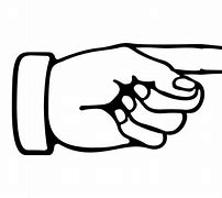 Image result for Cartoon Pointing Finger Clip Art