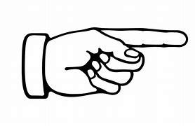 Image result for Black Finger Pointing Clip Art
