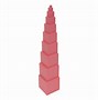 Image result for Pink Tower Montessori Clip Art 2D