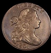 Image result for 1801 Draped Bust Large Cent