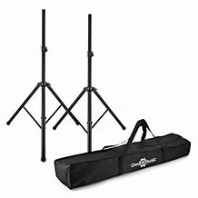 Image result for PA Speaker Stands Pair with Carry Bag