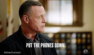 Image result for Putting Phone Down GIF