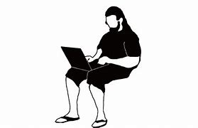 Image result for Keyboard Guy Silhouette Transparent